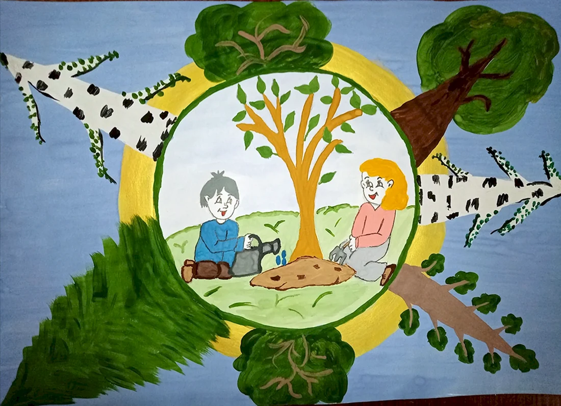 Рисунок на экологическую тему