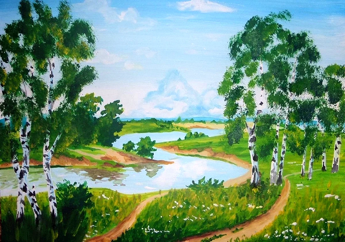 Рисунок на тему природа