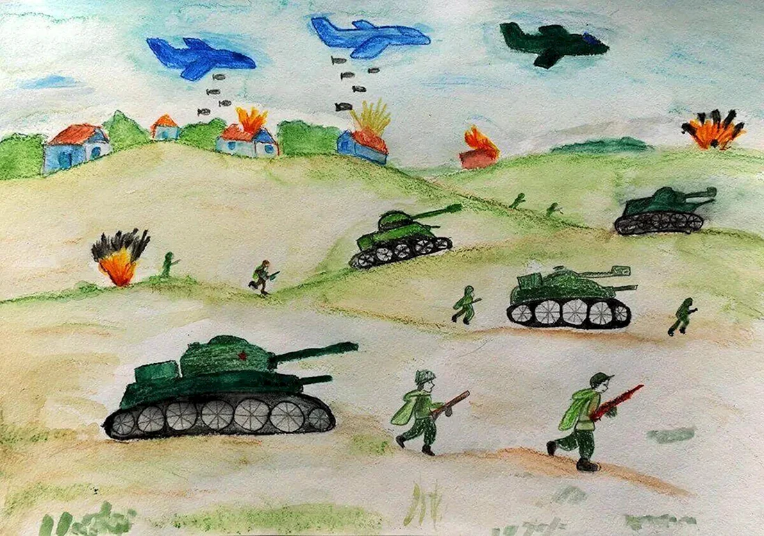 Рисунок про войну