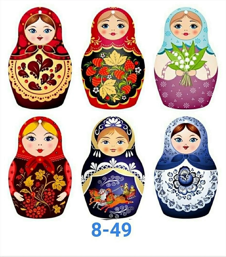 Роспись матрешки