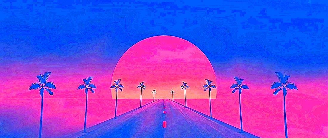 Розовый закат