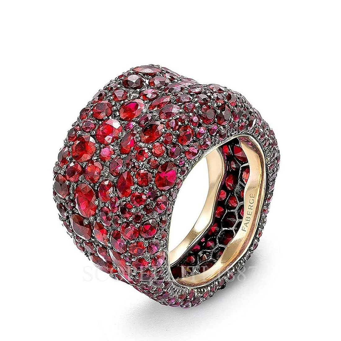 Рубином кольцо Faberge