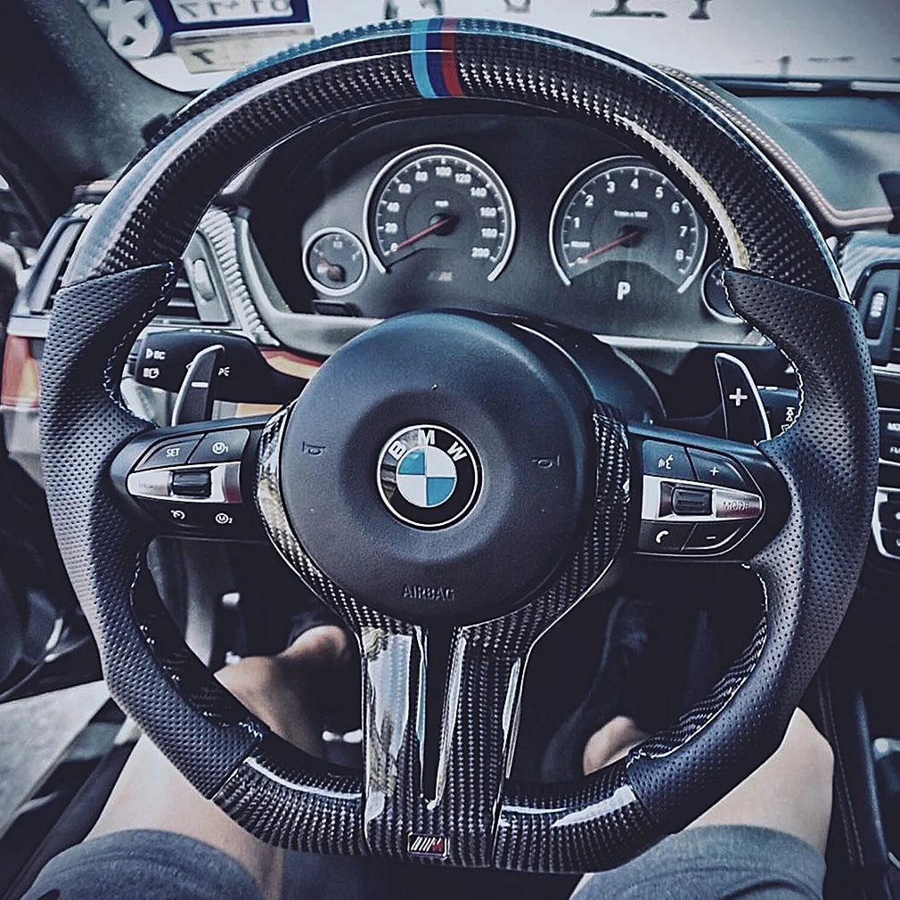 Руль БМВ f30 карбон