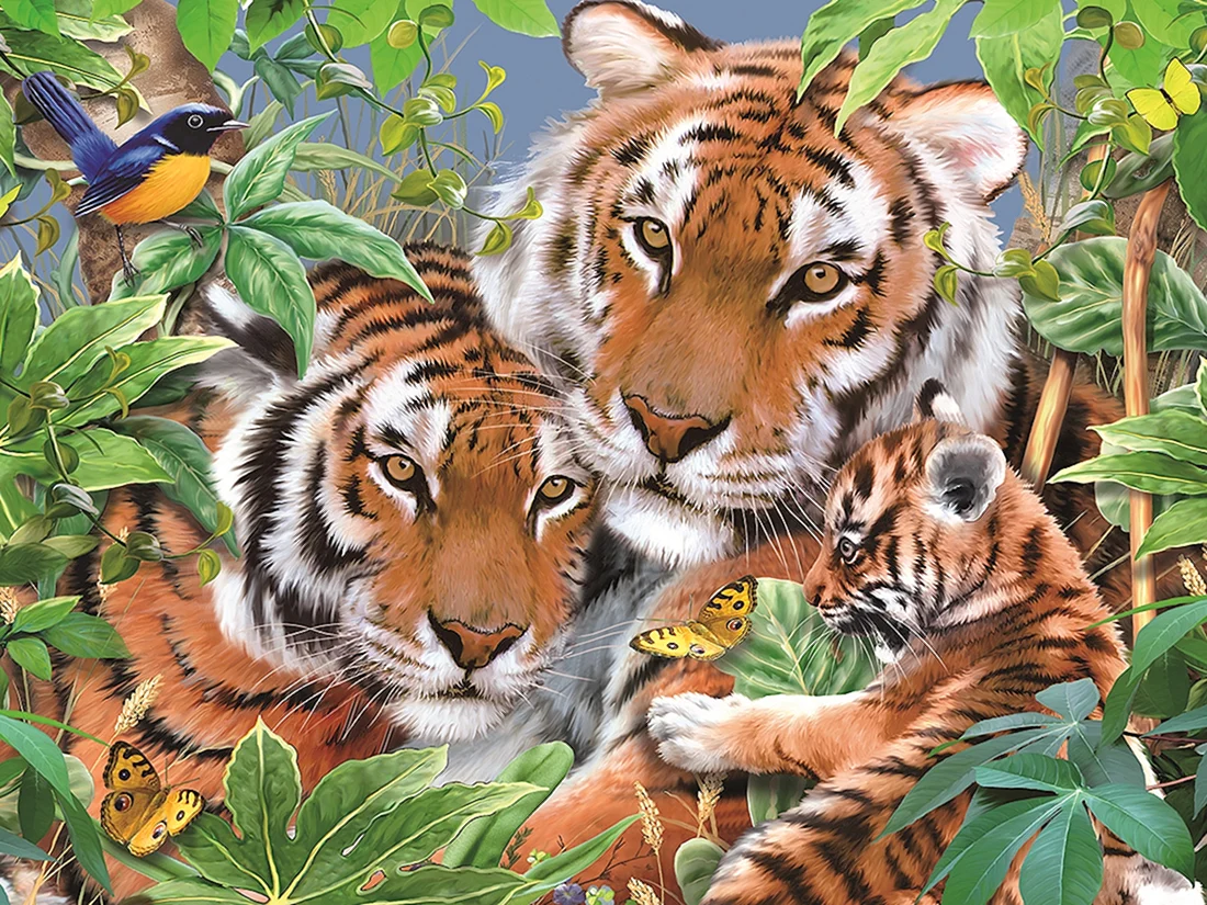 Семья тигров