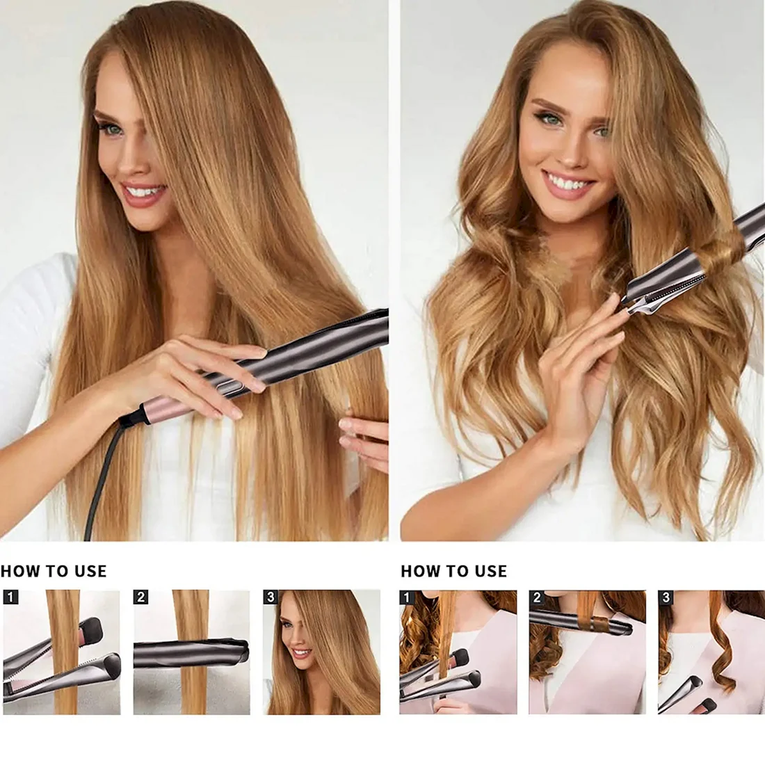 Щипцы утюжок для завивки волос Twist Straightening Iron