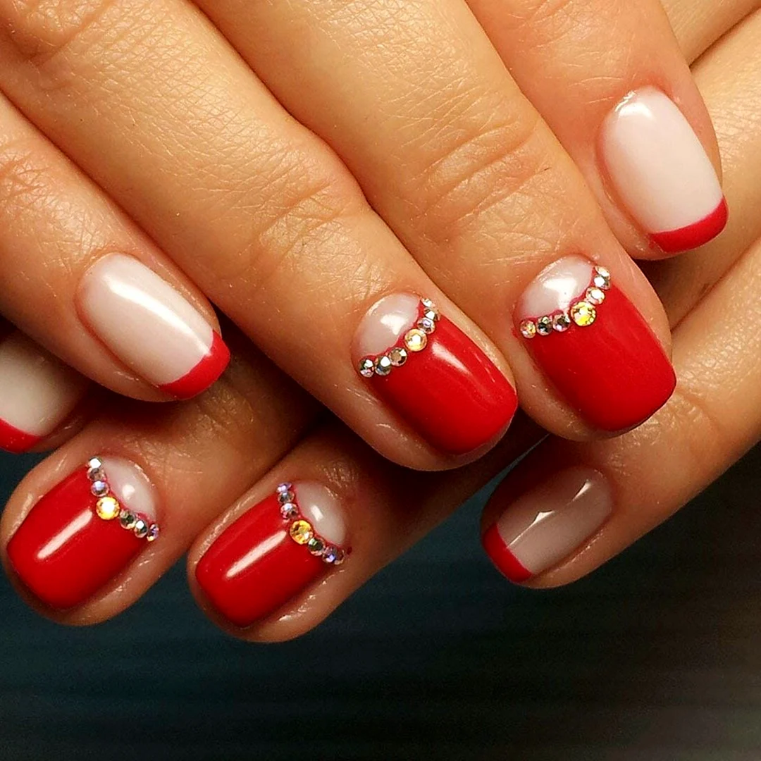 Shellac лунный френч красный
