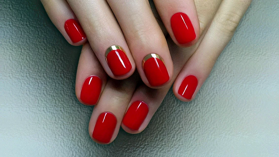 Shellac лунный френч красный