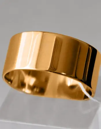 Широкие обручальные кольца из золота 585
