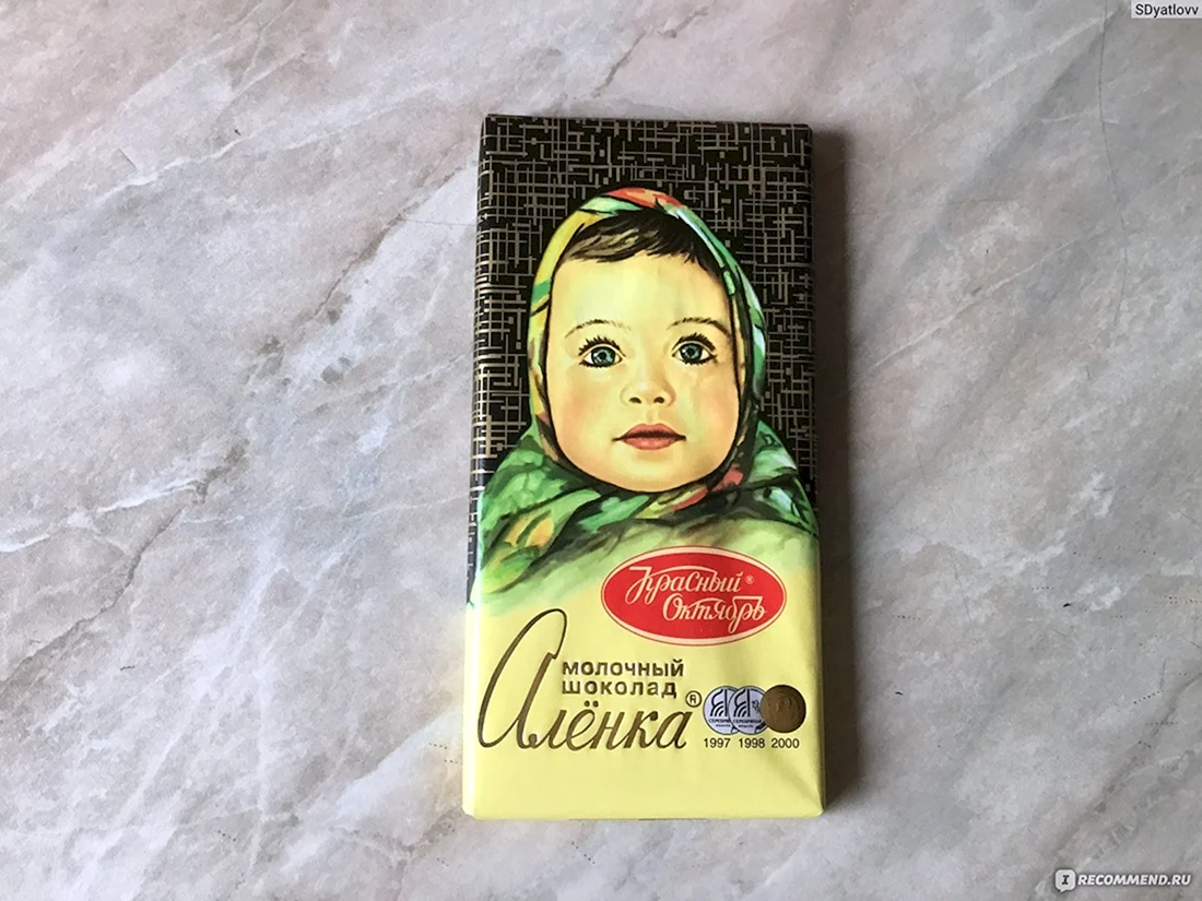 Шоколад Аленка красный октябрь