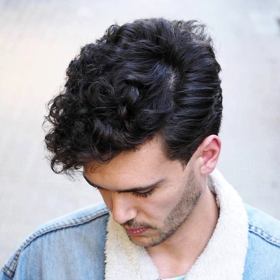 Side Part для кудрявых волос