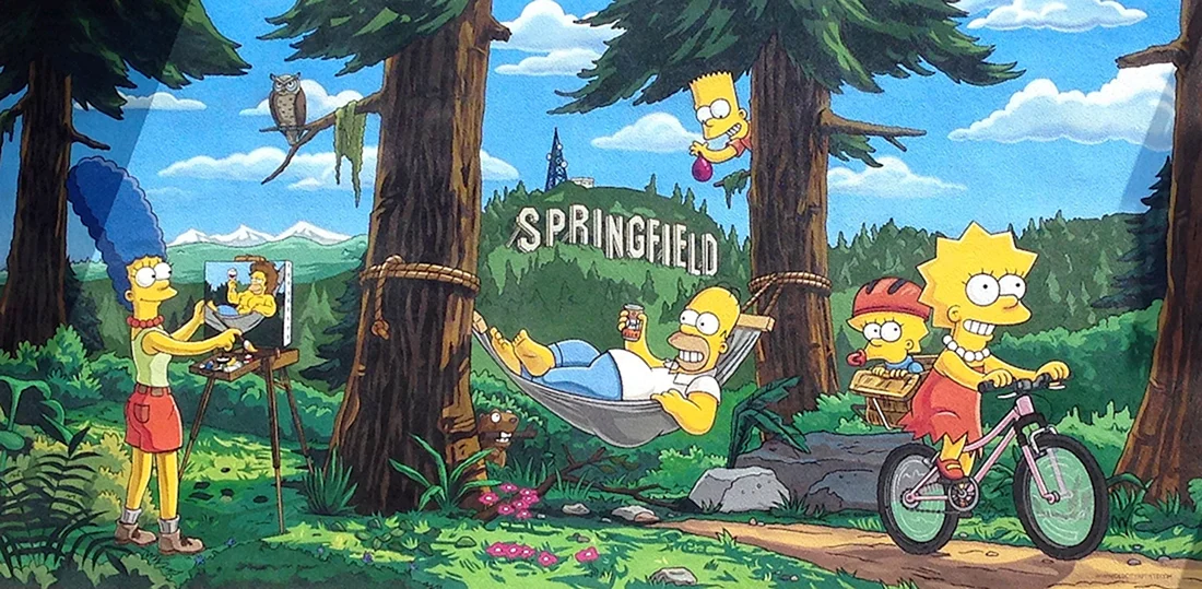 Симпсоны the Simpsons Ride парк