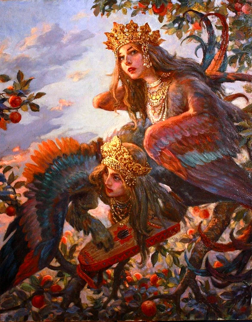 Сирин алконост Гамаюн