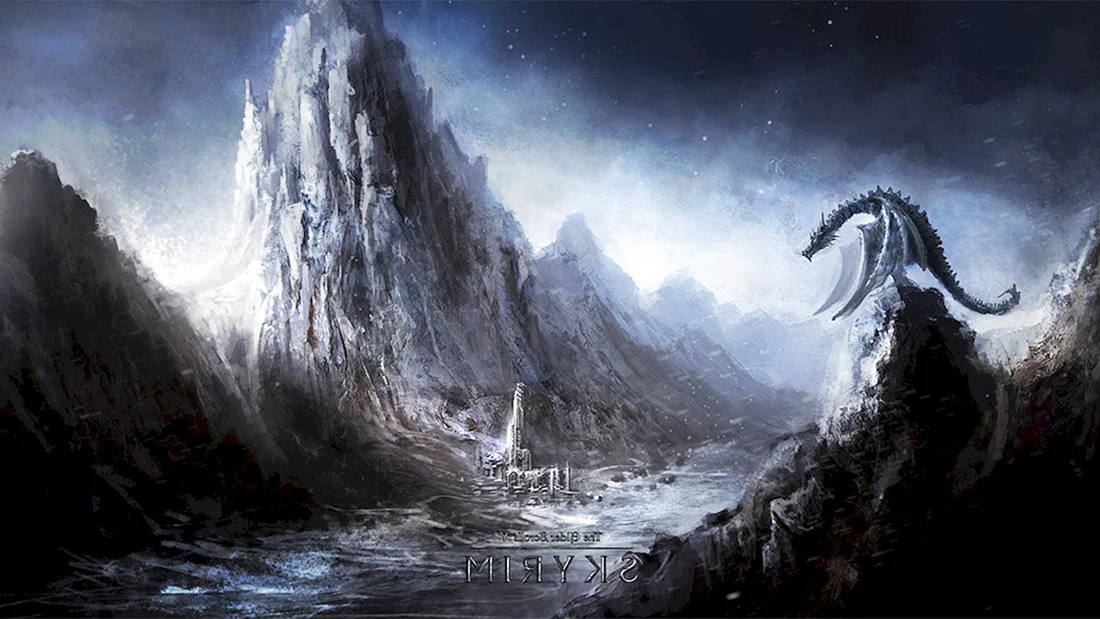 Skyrim обои на рабочий стол 1920х1080 Full HD