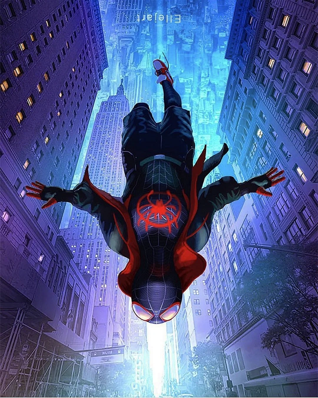 Spider man Майлз Моралес