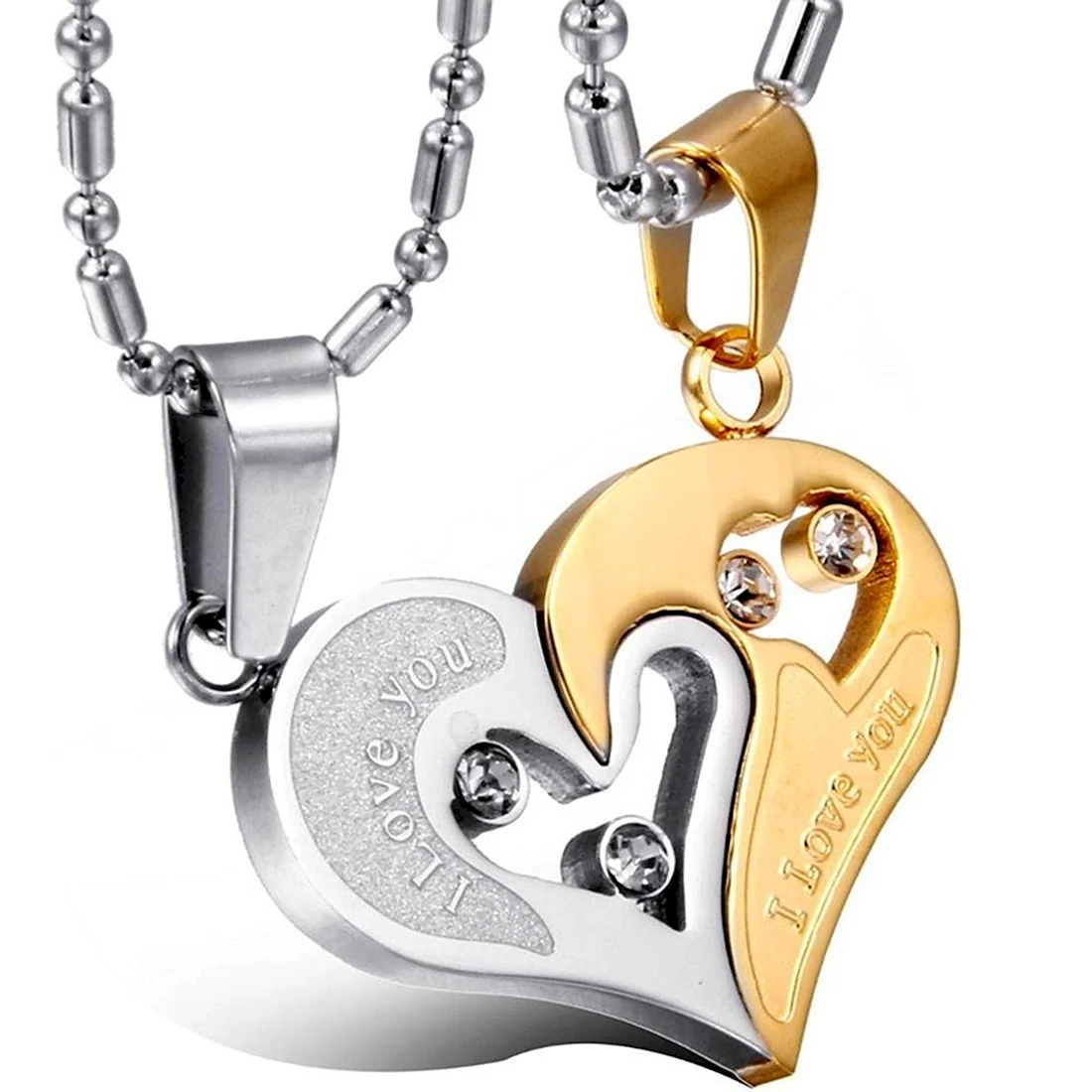Stainless Steel украшения парные подвески