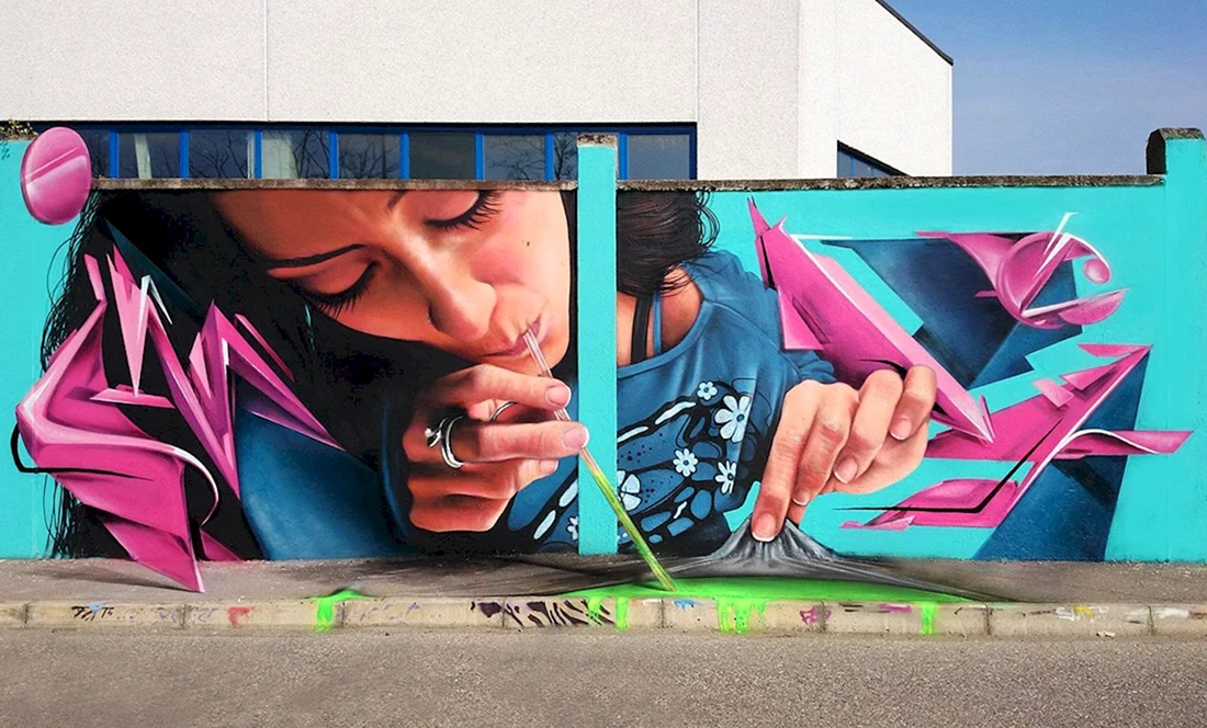Street-Art художник Каиффа