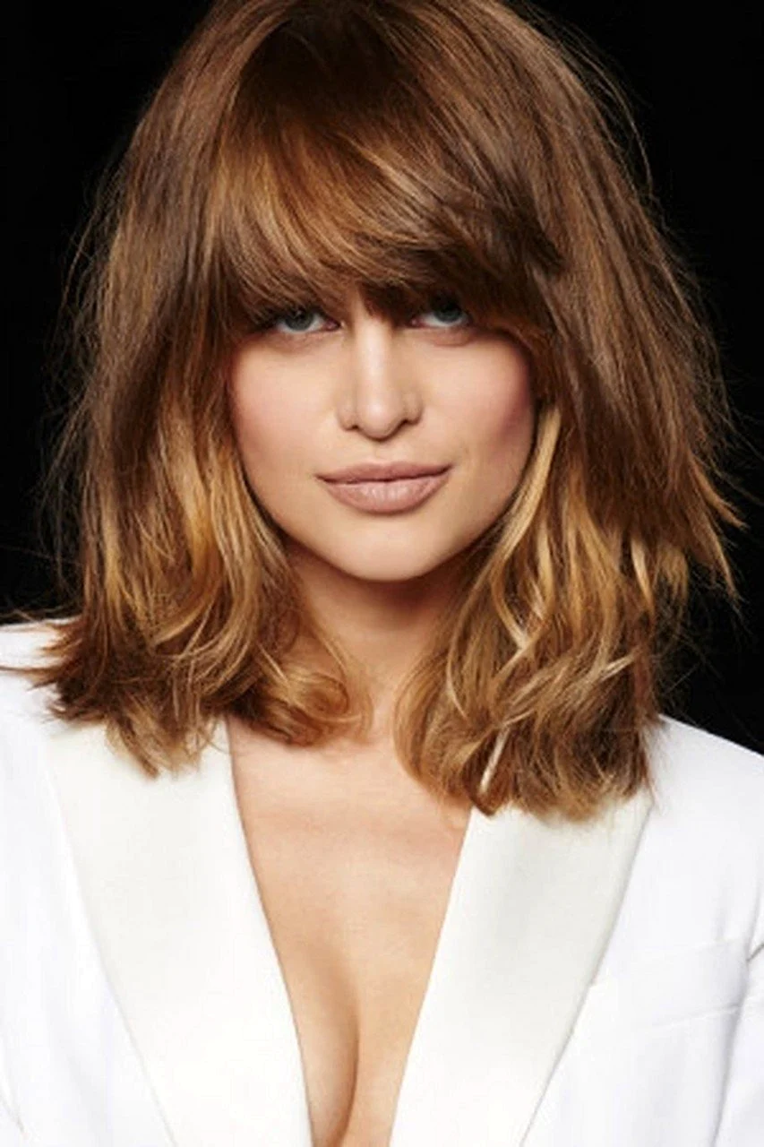 Стрижка Lob long-Bob с челкой