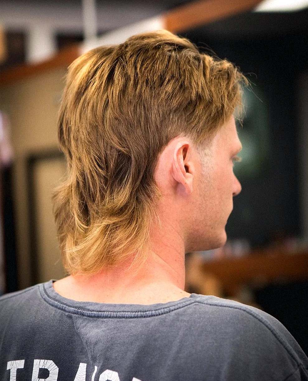 Стрижка маллет Mullet мужская