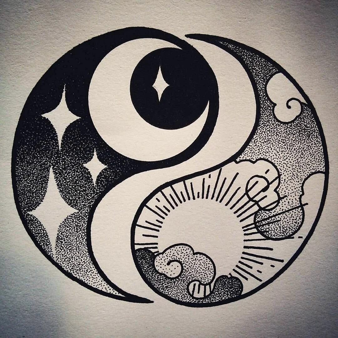 Sun Moon Инь Янь