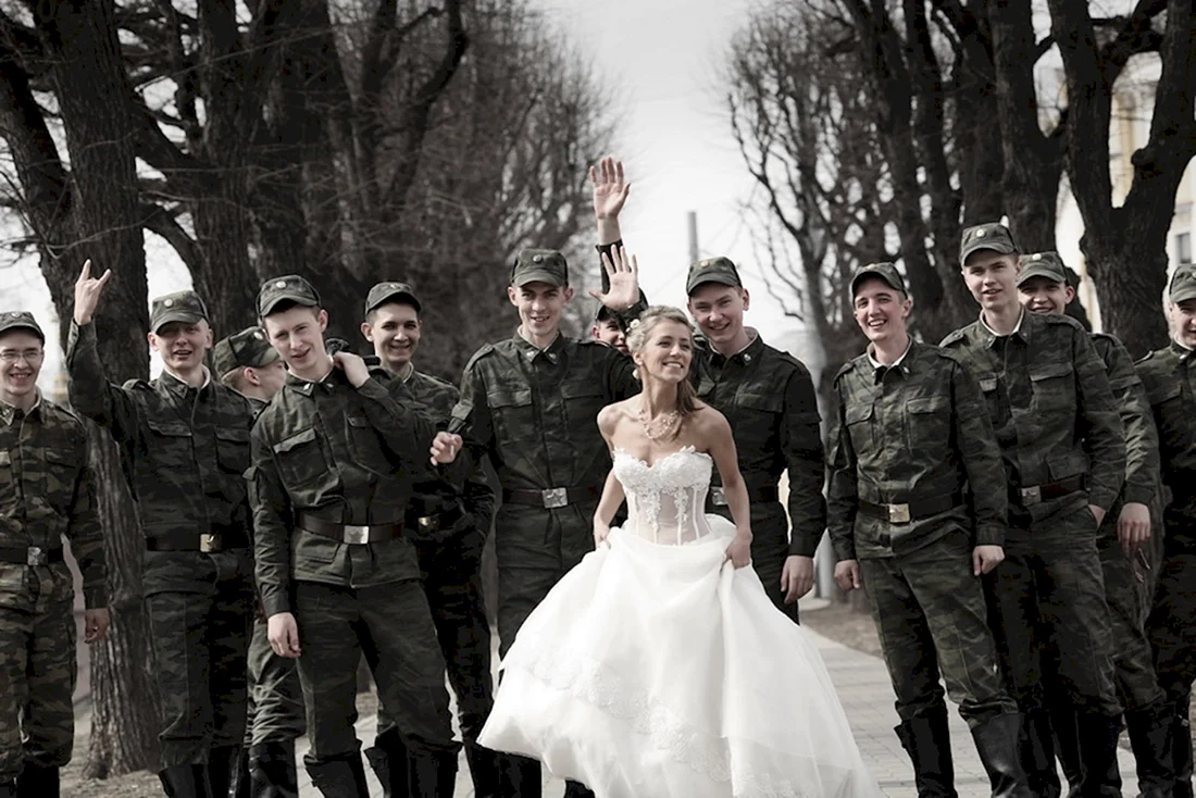 Свадьба с военным