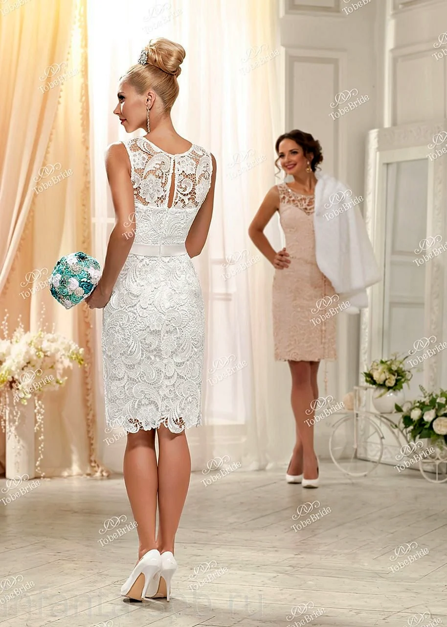 Свадебное платье футляр to be Bride