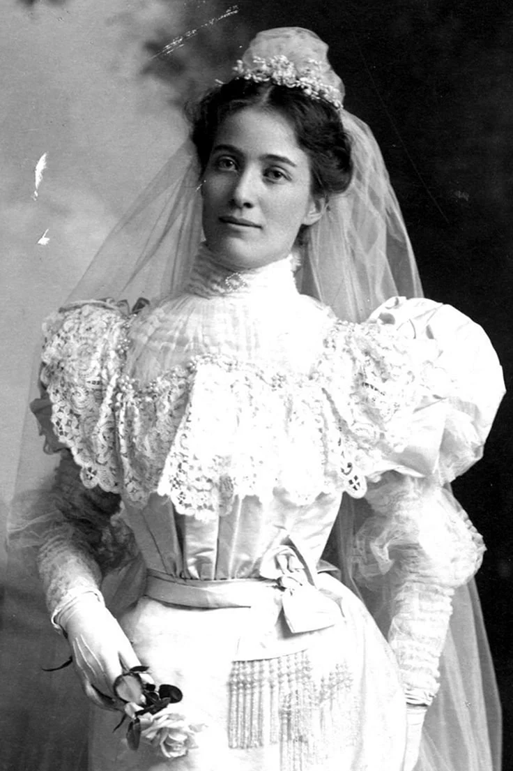 Свадебные платья викторианской эпохи 1900