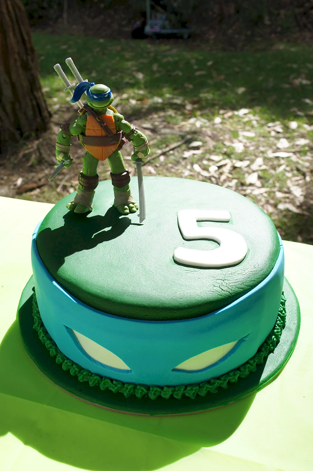 Торт черепашка ниндзя Лео