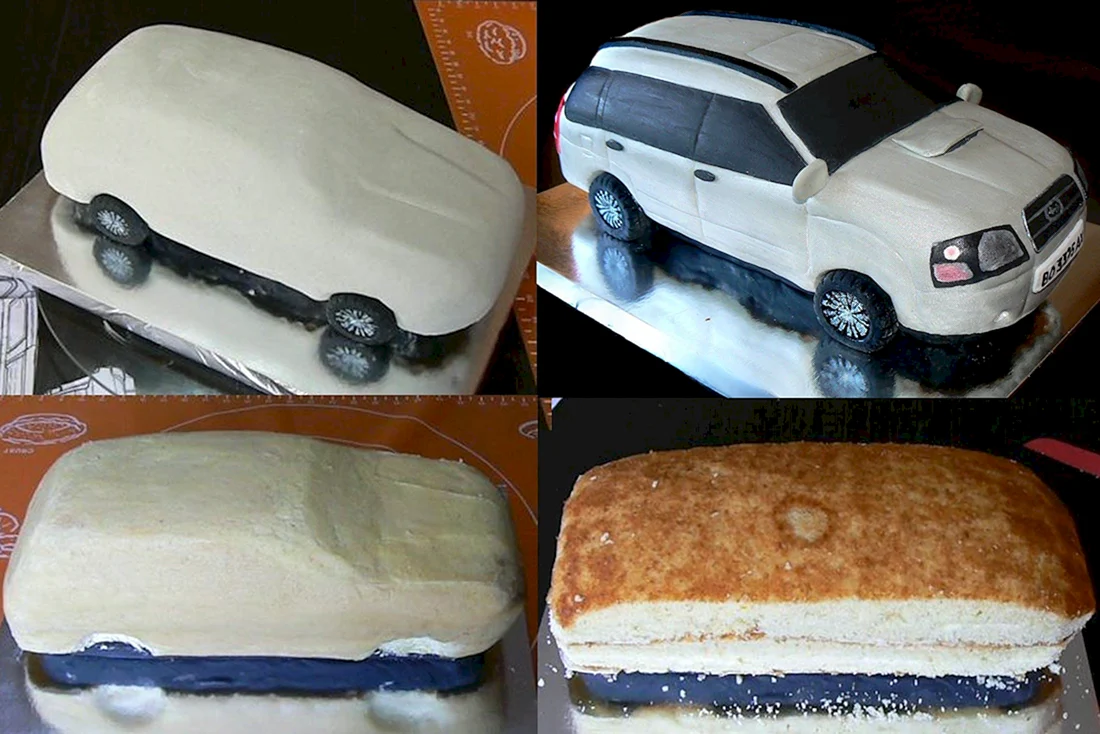 Торт машина без мастики рецепт с фото