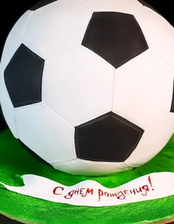 Торт мяч футбольный Микаса