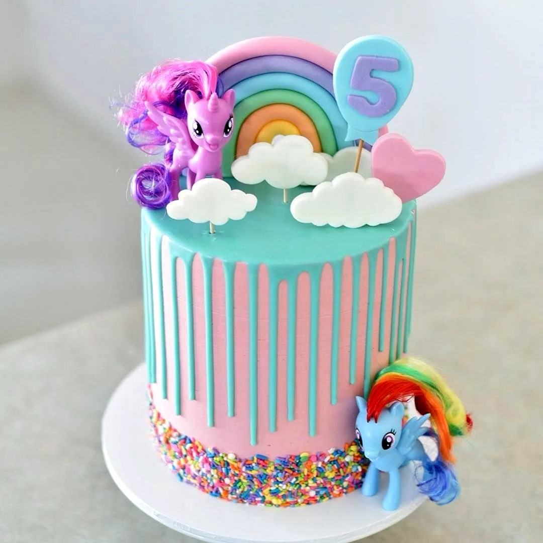 Торт my little poni