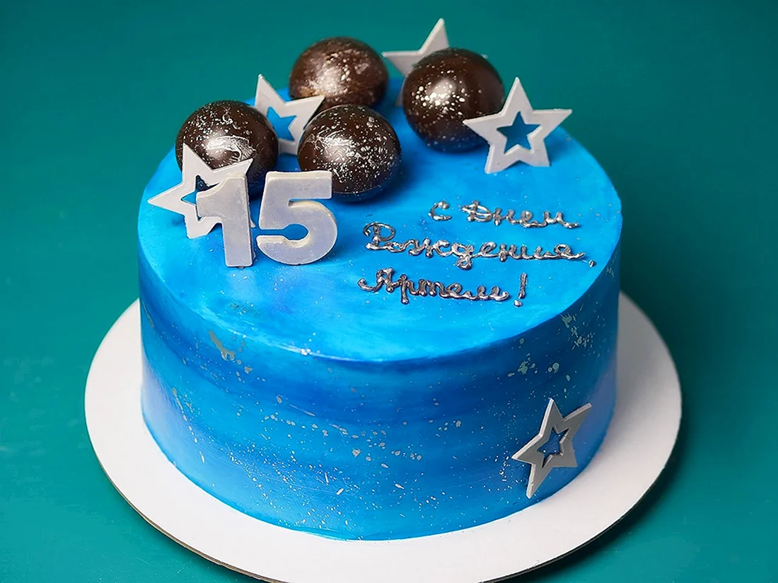 Торт на 15 лет мальчику