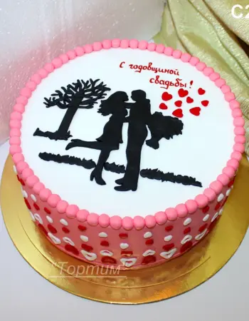 Торт на годовщину свадььм