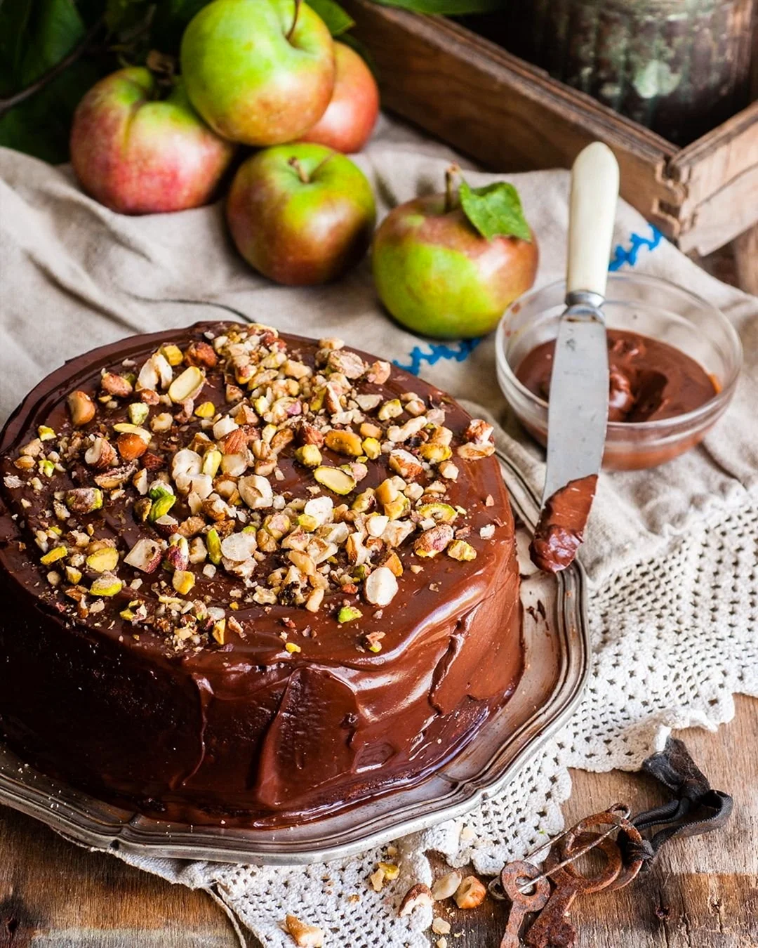 Торт с орешками