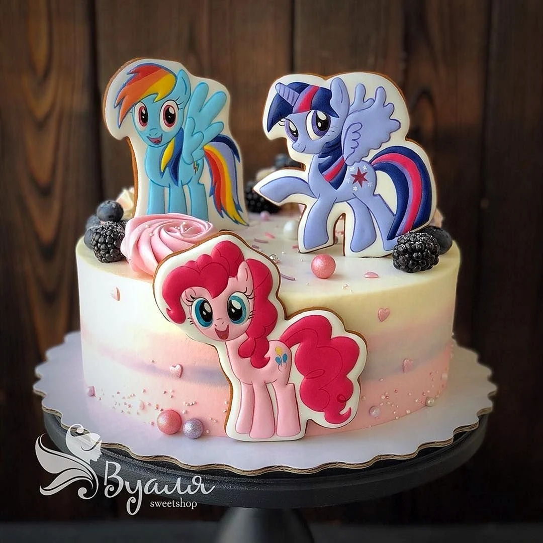 Торт с пряниками my little Pony