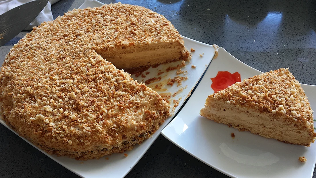 Торт со сгущенкой