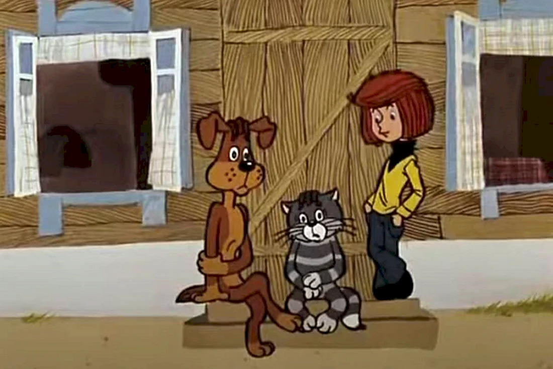 Трое из Простоквашино мультфильм 1978 серия