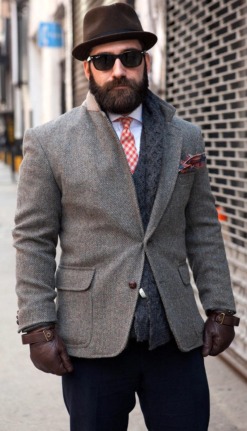 Твидовый пиджак Barbour