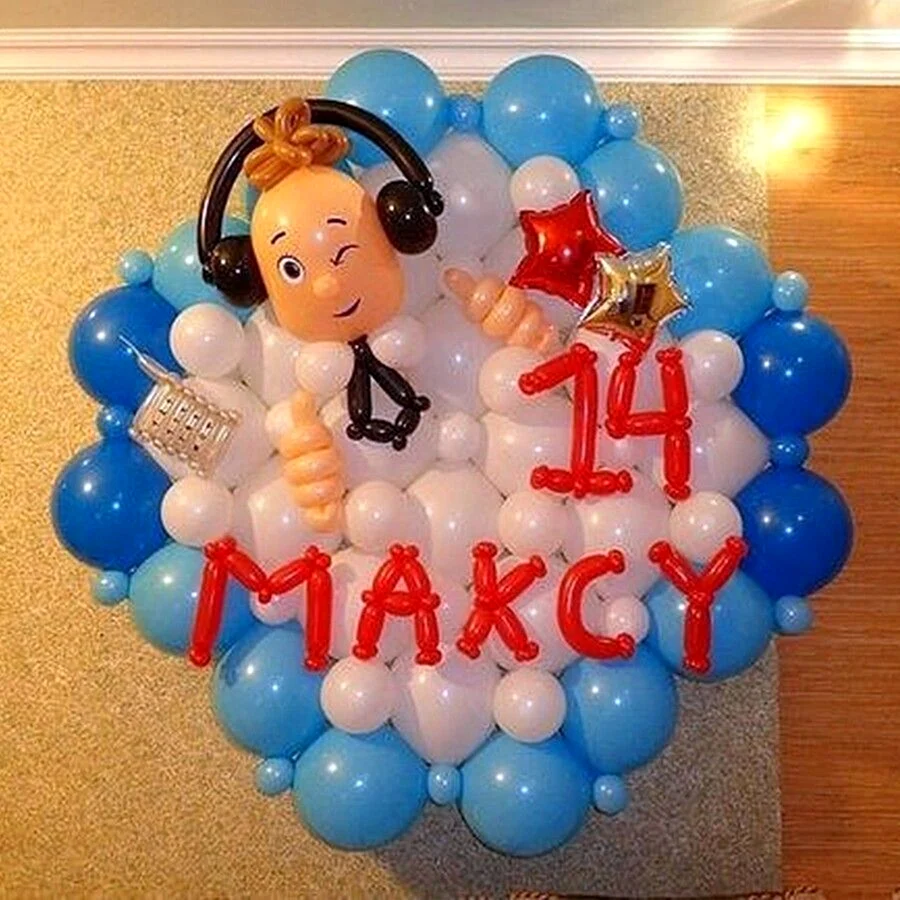 Украшение шарами