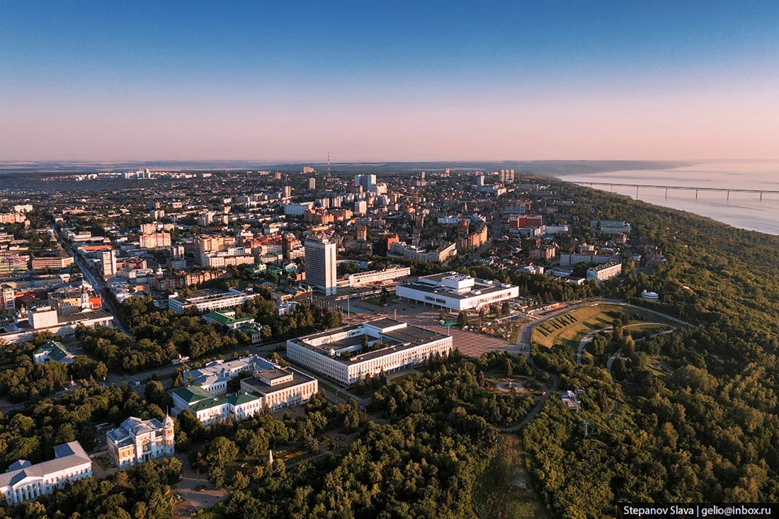 Ульяновск центр с высоты