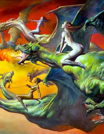Валеджо Борис картины драконы