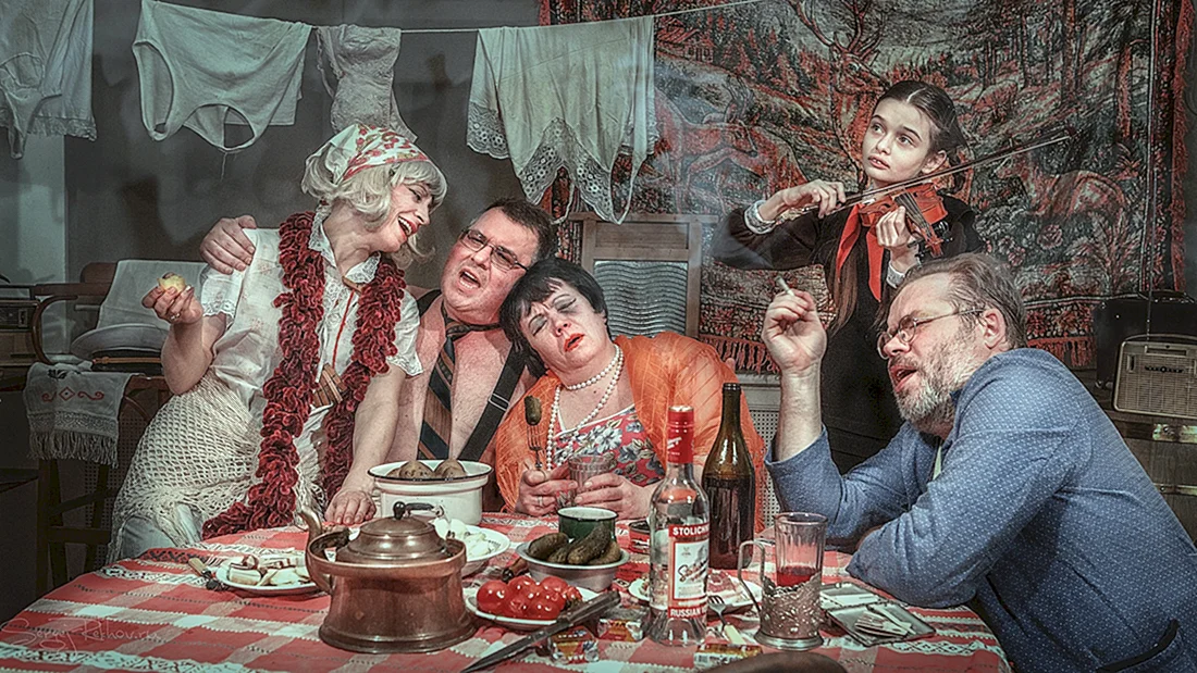 Веселое застолье