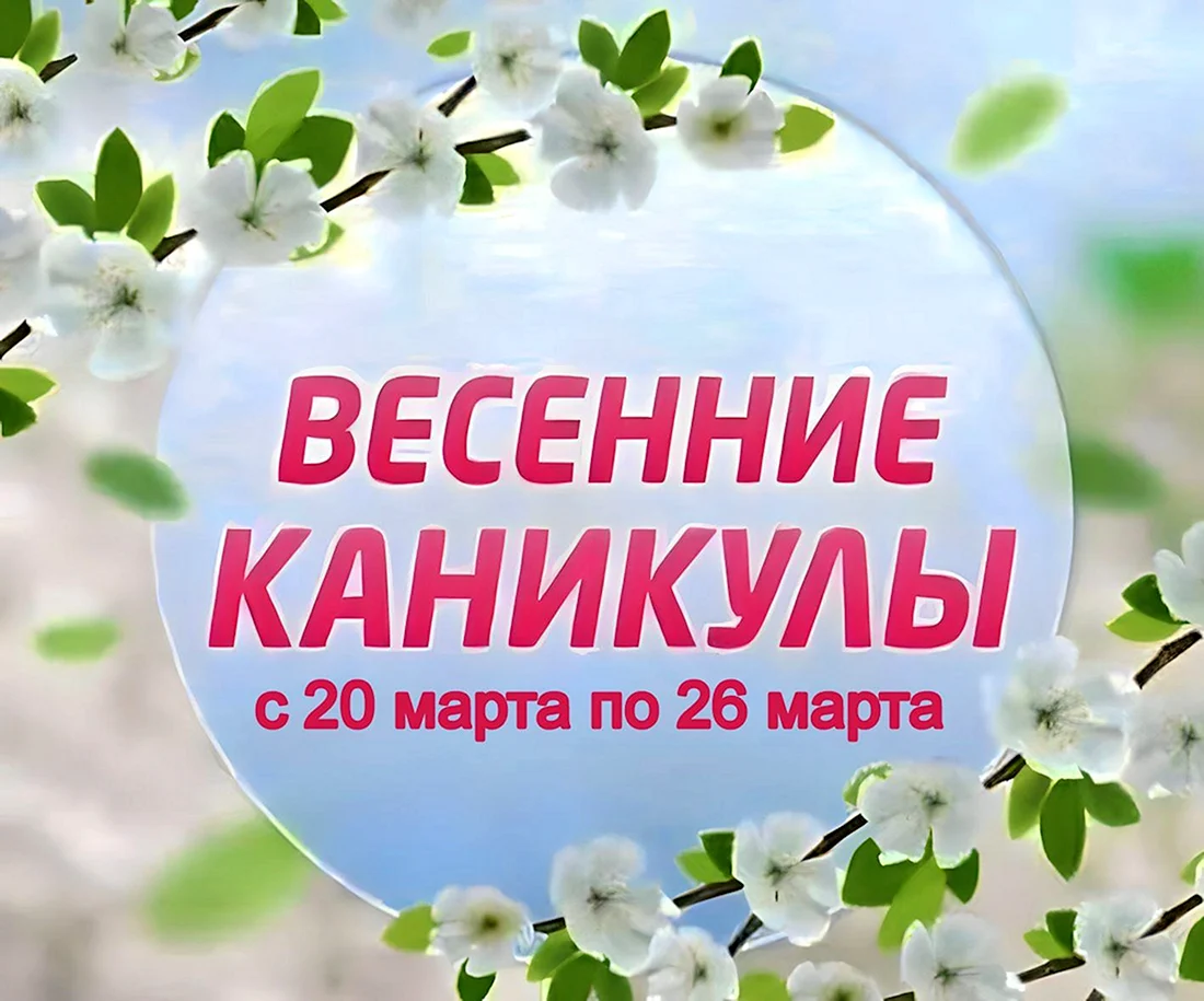 Весенние каникулы