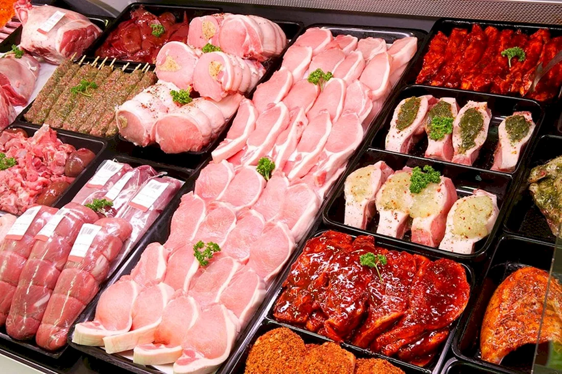 Витрина мясная Лавка Халяль