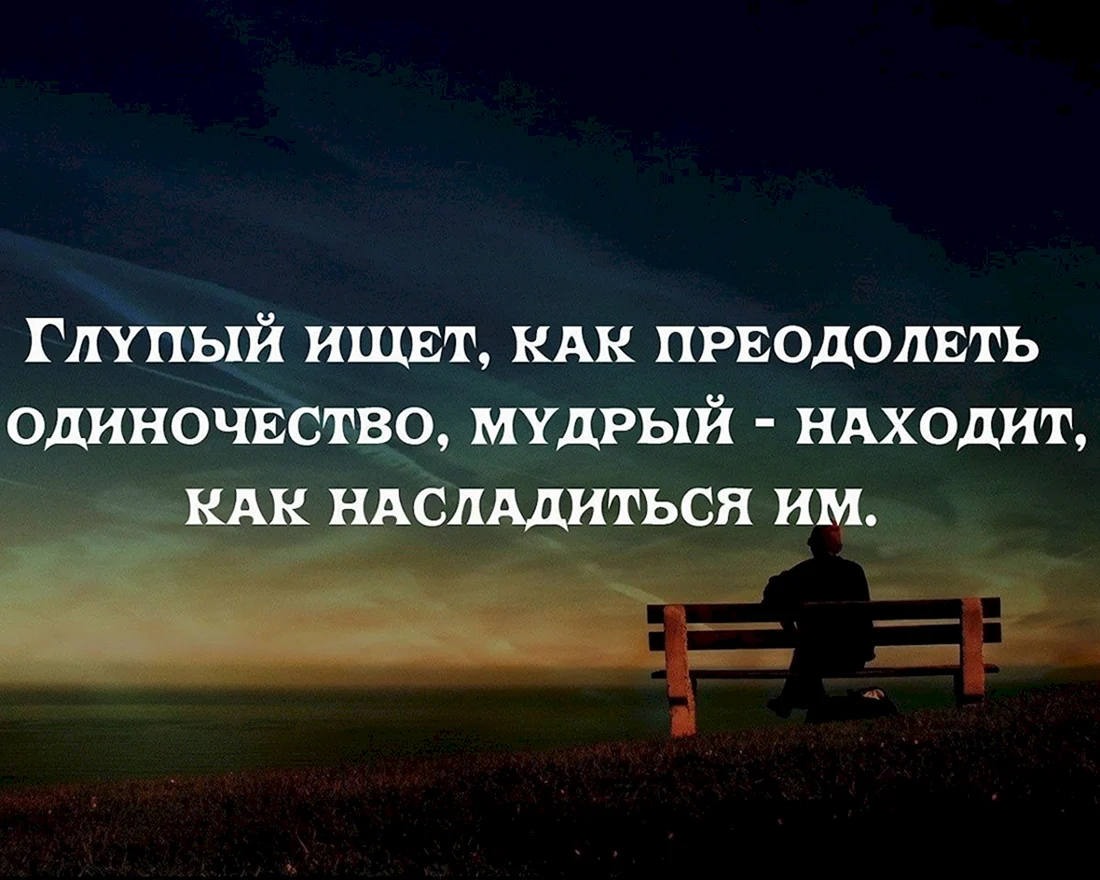 Высказывания про одиночество