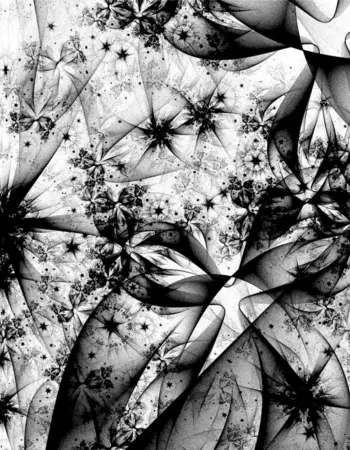 Абстракция в черно-белом цвете