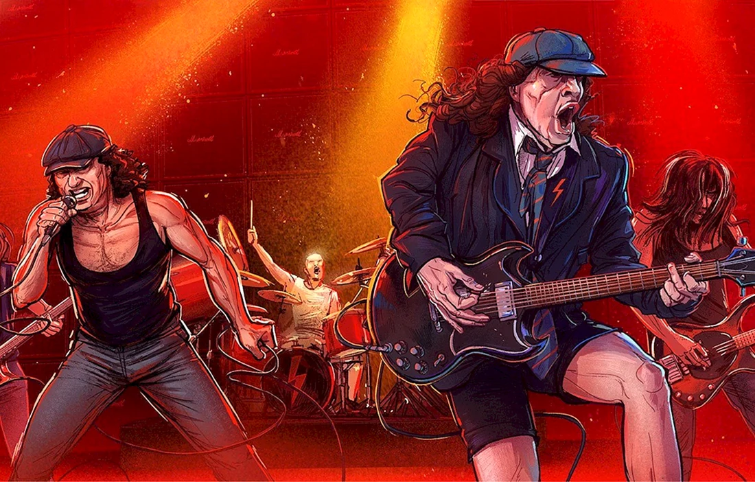 ACDC Art гитарист