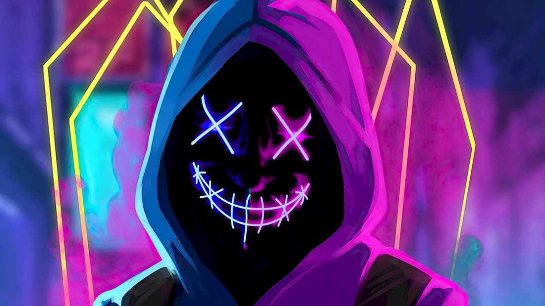 Akali KDA неон 18