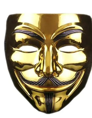 Анонимус Золотая маска хакер