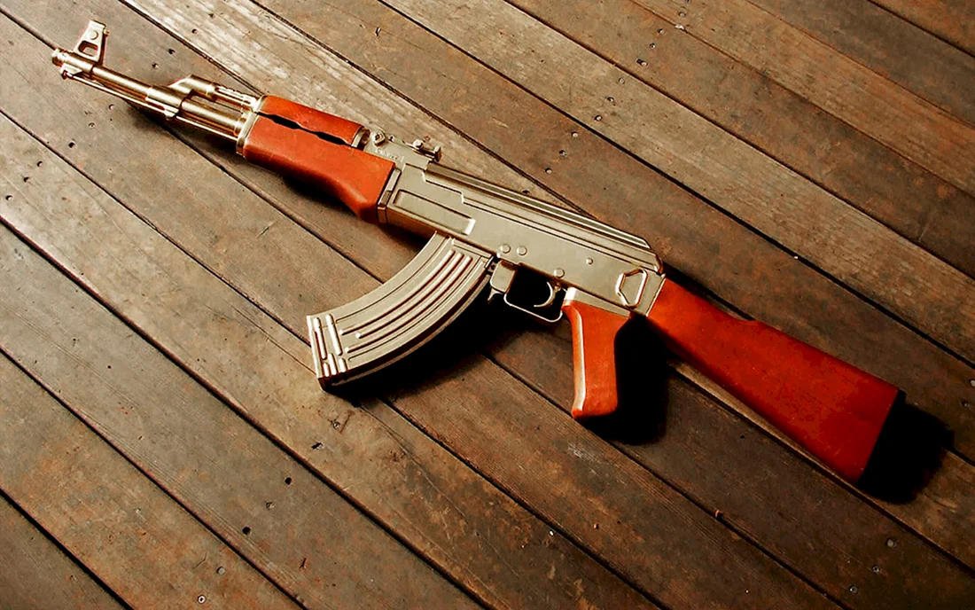Автомат Калашникова АК-47 золотой