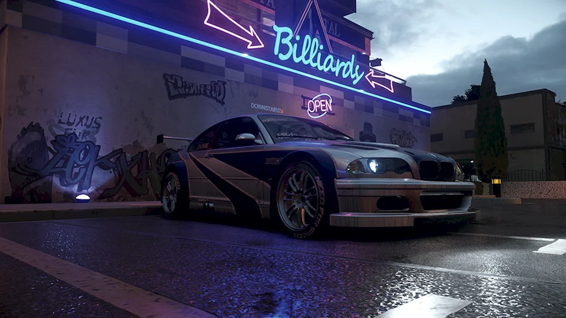 BMW m3 неон NFS 2015